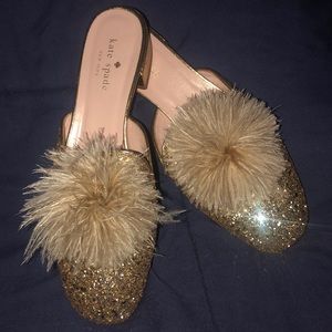 New York Gala Glitter Mules